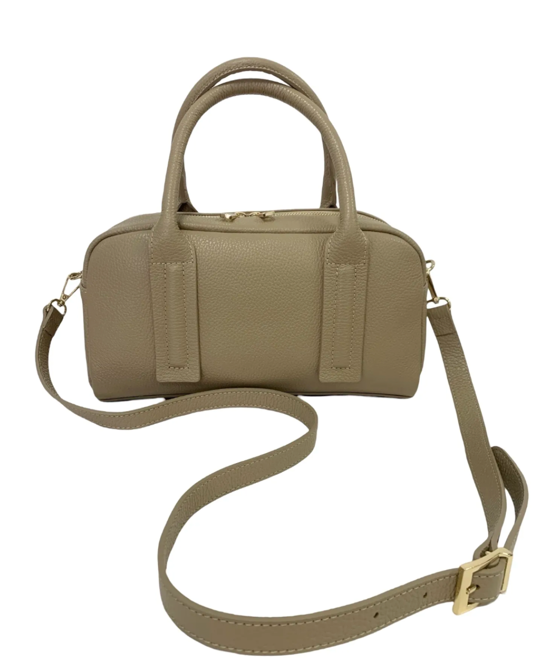 Boston Bag Iris in pelle Martellata