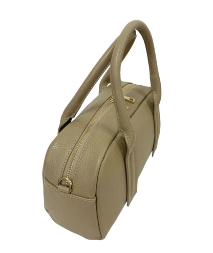 Boston Bag Iris in pelle Martellata