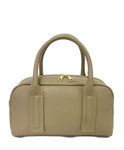Boston Bag Iris in pelle Martellata