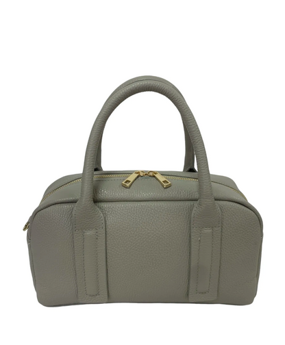 Boston Bag Iris in pelle Martellata