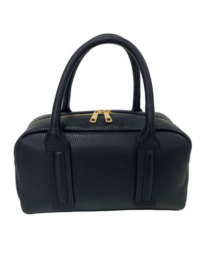 Boston Bag Iris in pelle Martellata